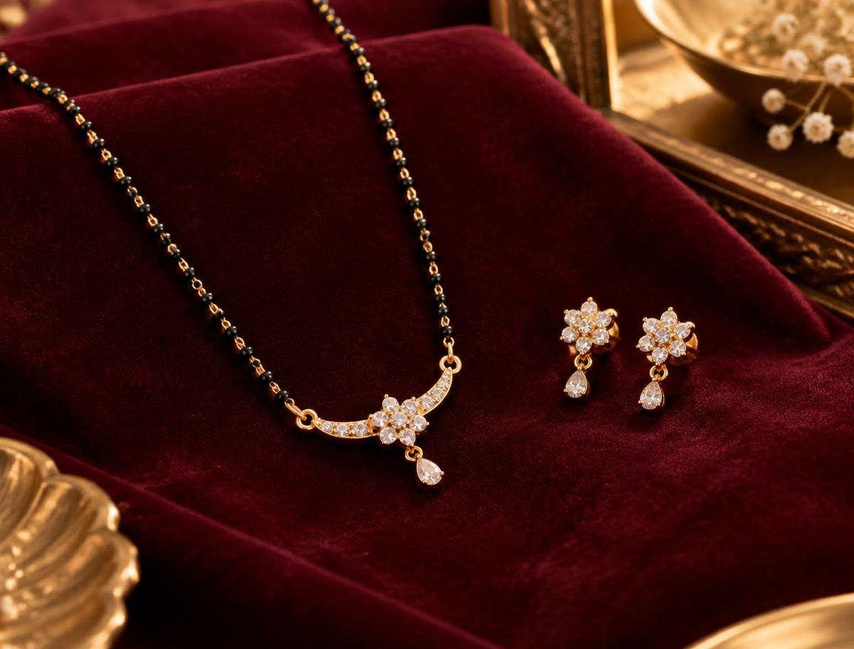 Mangalsutra with Earrings collection